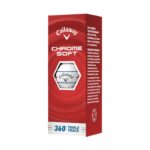 Callaway Chrome Soft 360 Triple Track Golf Balls - White - Image 5