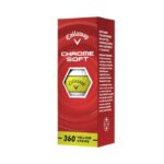 Callaway Chrome Soft 360 Yellow Stripe Golf Balls - White - Image 2
