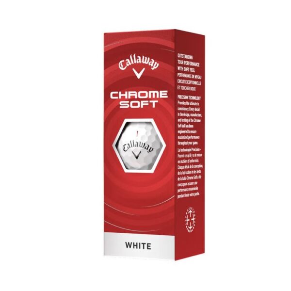 Callaway Chrome Soft Golf Balls - White - Image 3