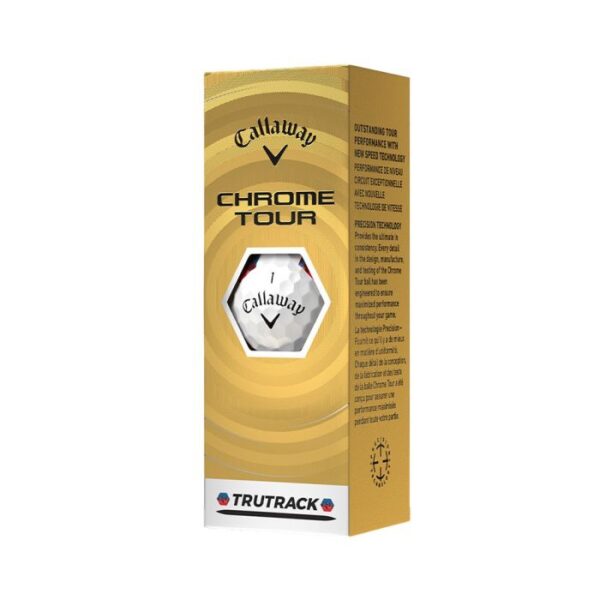 Callaway Chrome Tour TruTrack Golf Balls - White - Image 5
