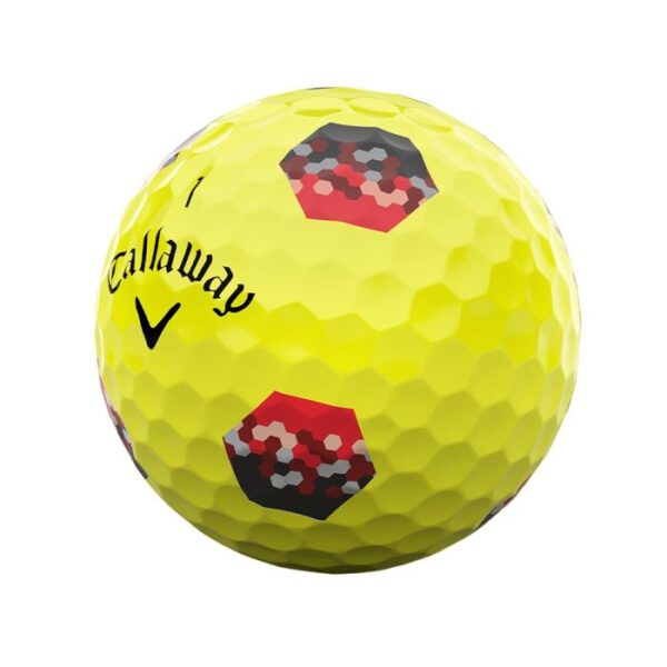 Callaway Chrome Tour TruTrack Golf Balls - Yellow - Image 3