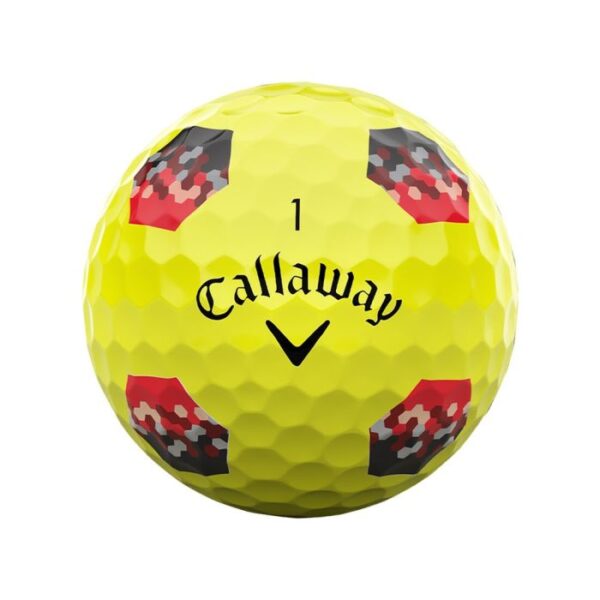 Callaway Chrome Tour TruTrack Golf Balls - Yellow - Image 4