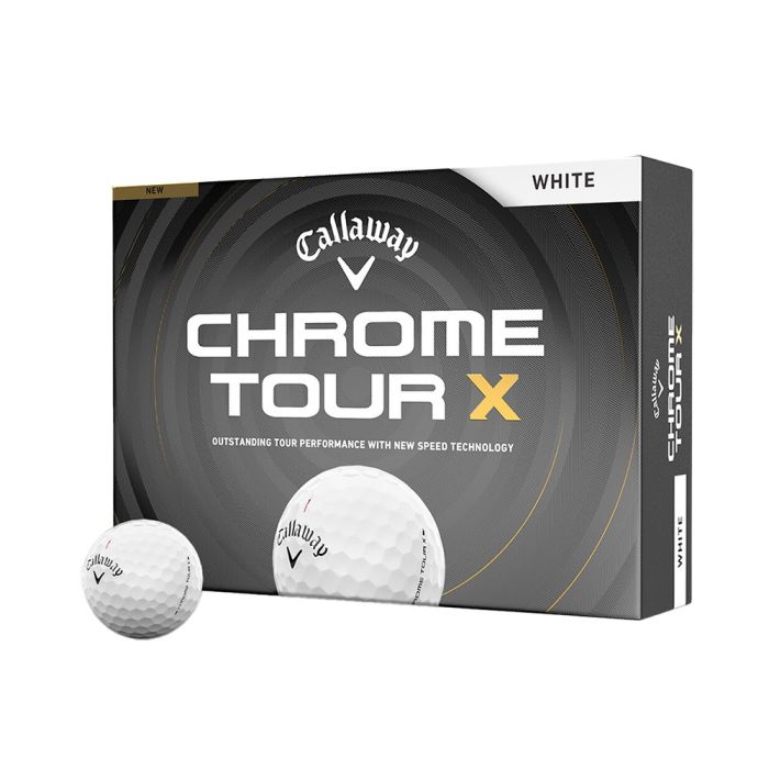 chrome-tour-x-golf-balls_1 Callaway Chrome Tour X Golf Balls - White - Image 1