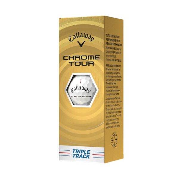 Callaway Chrome Tour Triple Track Golf Balls - White - Image 5