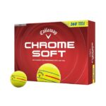 Callaway Chrome Soft 360 Triple Track Golf Balls - Yellow