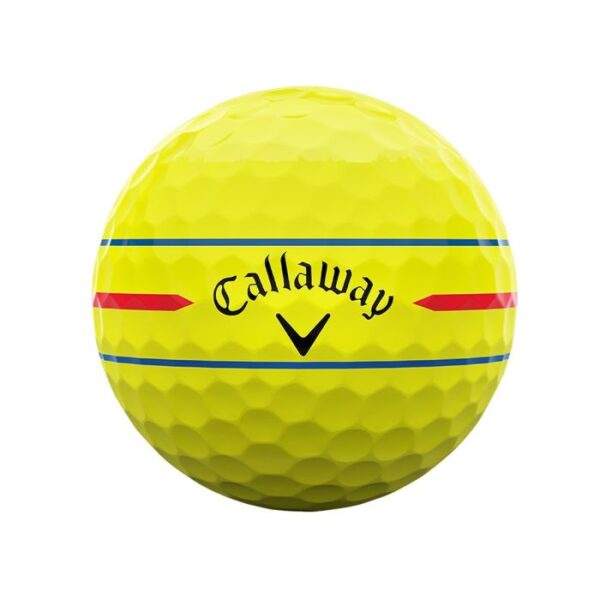 Callaway Chrome Soft 360 Triple Track Golf Balls - Yellow - Image 4