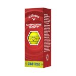 Callaway Chrome Soft 360 Triple Track Golf Balls - Yellow - Image 5