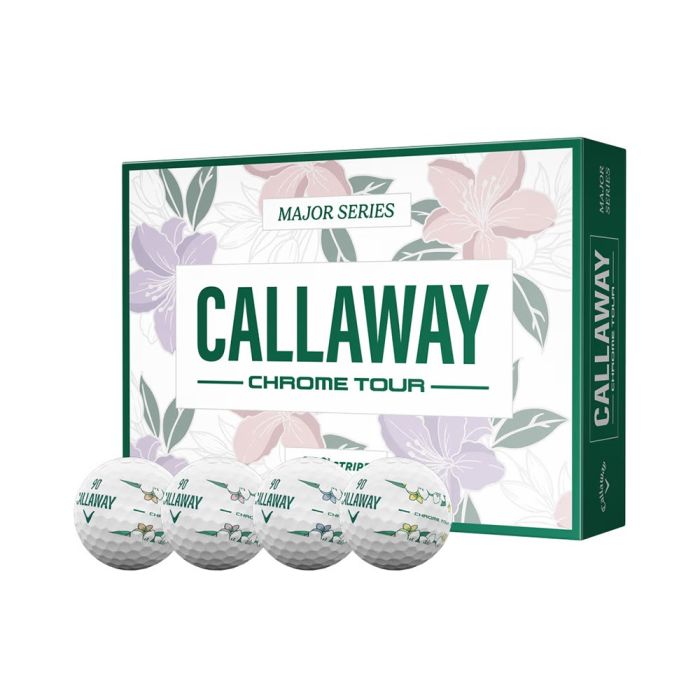 bl-cg-chrm-tr-26-apr-mjr-strp_1 Callaway Chrome Tour Major Series Golf Balls - White - Image 1