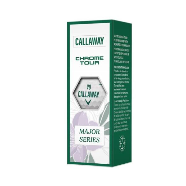Callaway Chrome Tour Major Series Golf Balls - White - Image 2