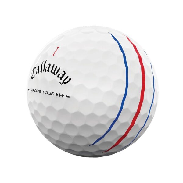 Callaway Chrome Tour TD Triple Track Golf Balls - White - Image 2