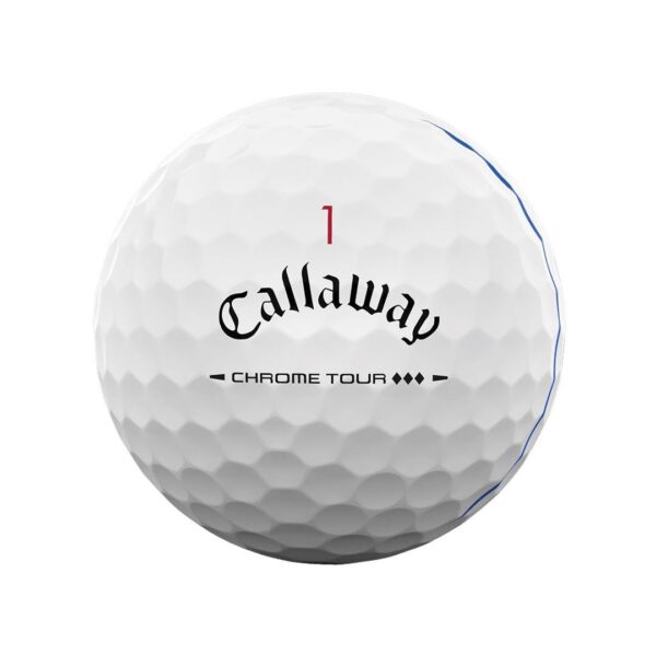 Callaway Chrome Tour TD Triple Track Golf Balls - White - Image 3