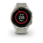 Garmin Approach® S50 Cream Gold Aluminium Bezel with Ivory ComfortFit Nylon Band - Image 4